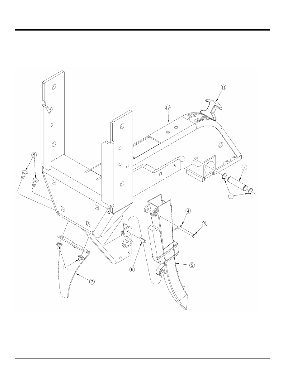 Shank assembly, Table of contents part number index shank assembly | Great Plains PD8070 Parts Manual User Manual | Page 58 / 110