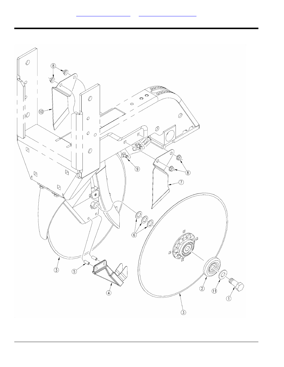 Disk scraper, Table of contents part number index disk scraper | Great Plains PD8070 Parts Manual User Manual | Page 62 / 110
