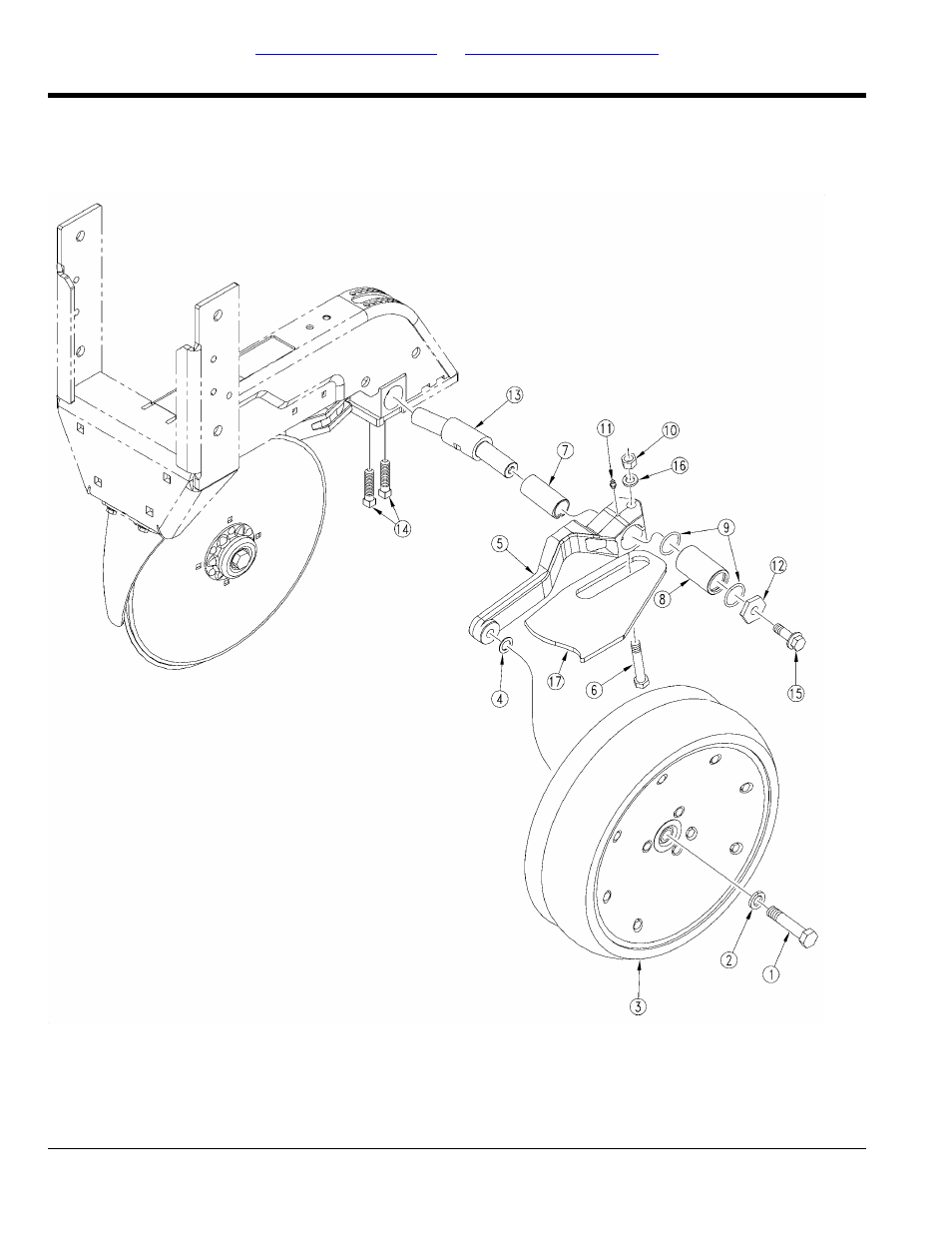 Side gauge wheel | Great Plains PD8070 Parts Manual User Manual | Page 64 / 110