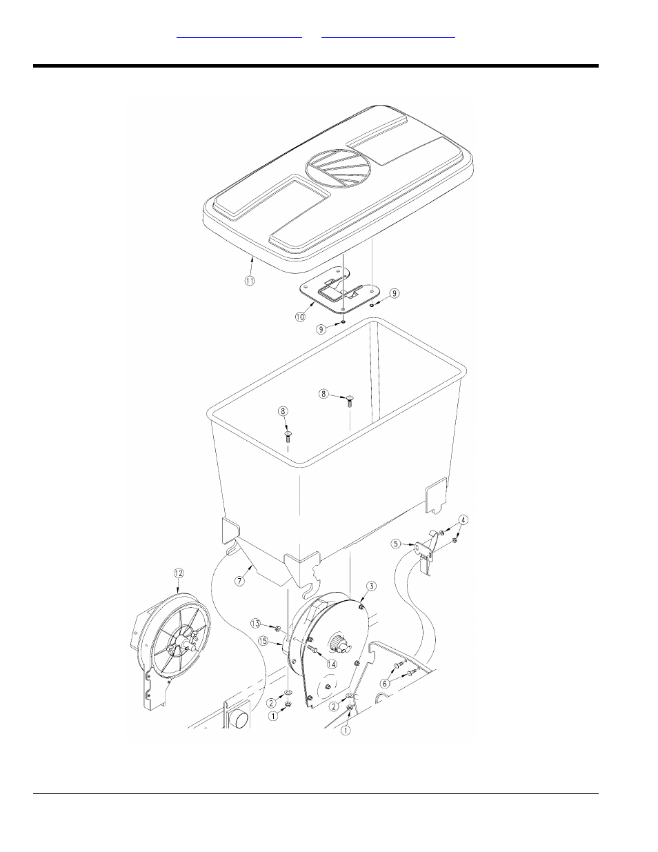 Seed hopper, Table of contents part number index seed hopper | Great Plains PD8070 Parts Manual User Manual | Page 74 / 110
