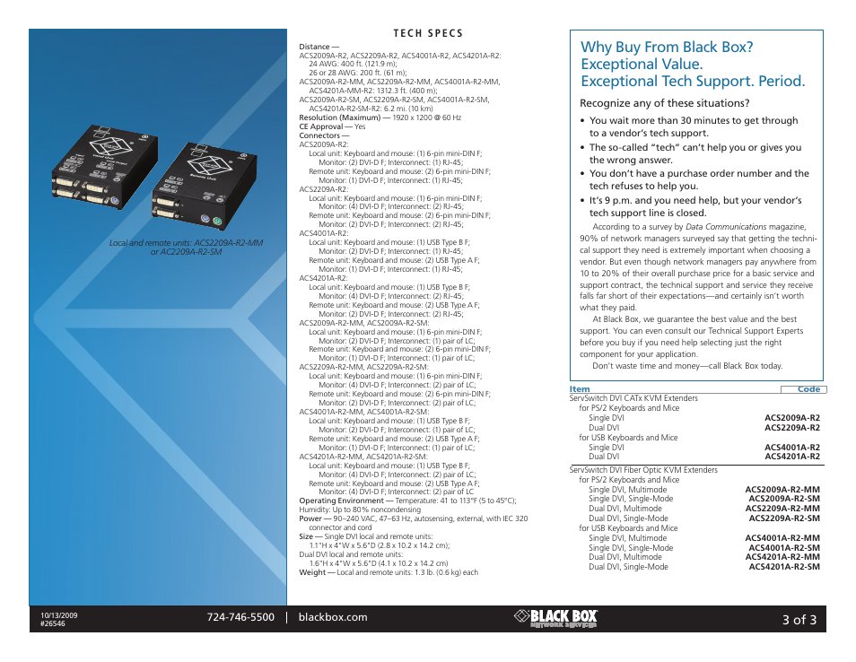 Black box, 3 of 3 | Black Box ACS2209A-R2-MM User Manual | Page 3 / 3