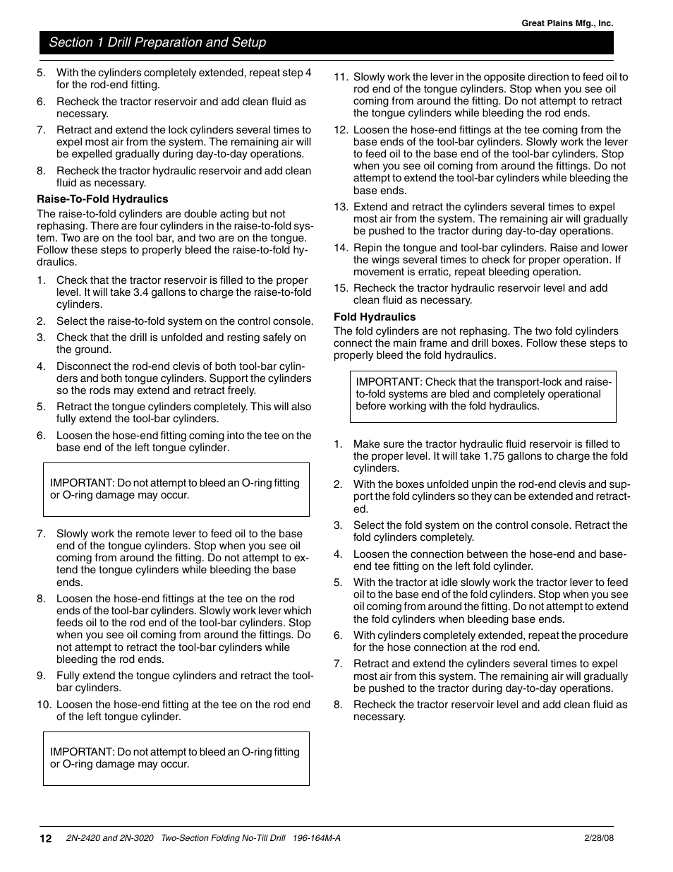 Great Plains 2N-3020 Operator Manual User Manual | Page 14 / 48