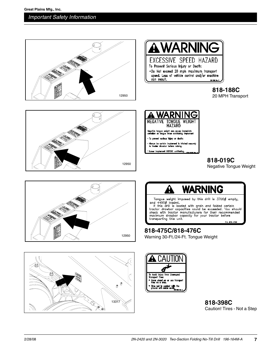 188c, 019c, 398c | Great Plains 2N-3020 Operator Manual User Manual | Page 9 / 48