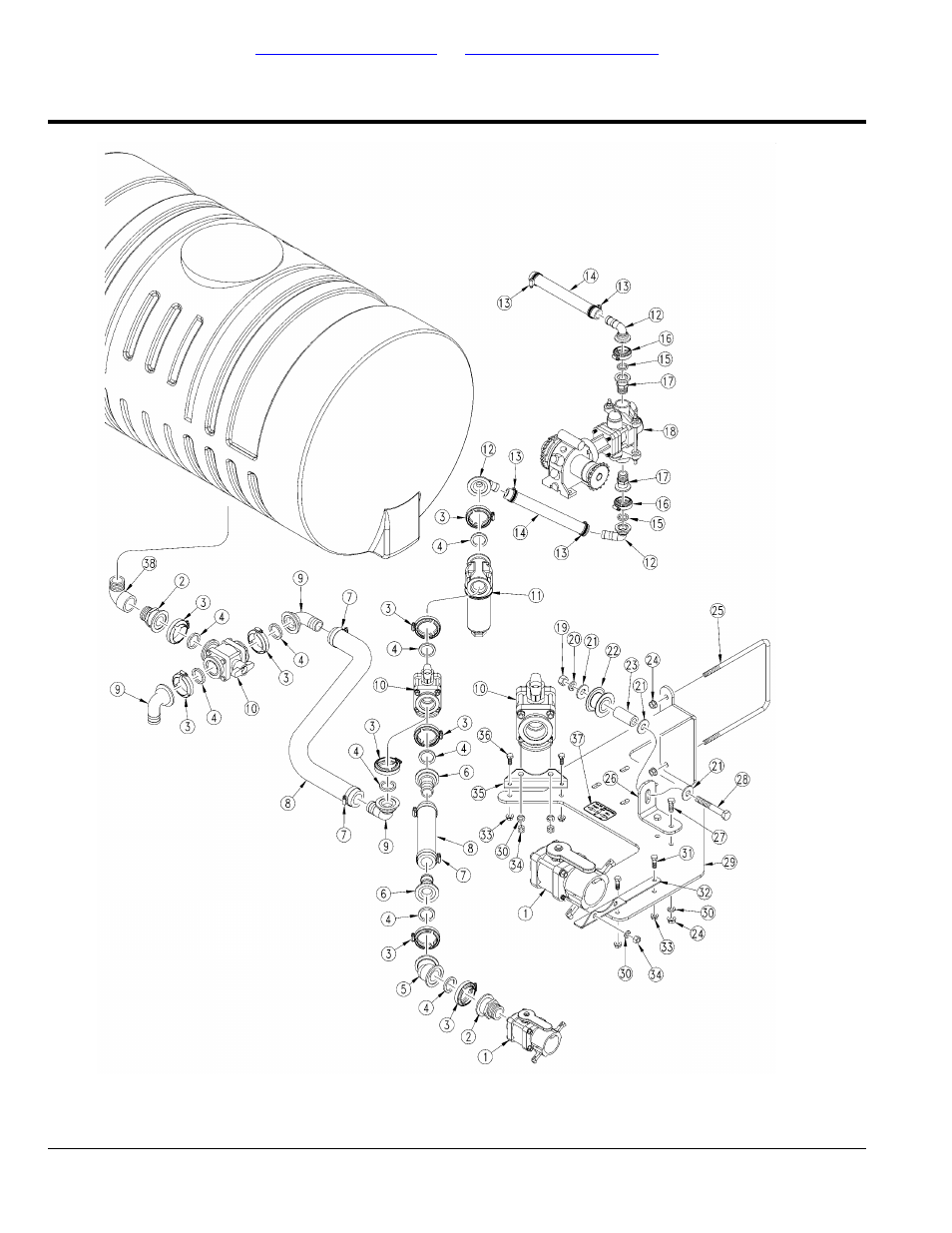 Liquid fertilizer, Yp625a s/n b1043q-) (yp825a s/n b1014s-).164, Yp625a s/n b1043q-) (yp825a s/n b1014s-) | Great Plains YP825A Parts Manual User Manual | Page 164 / 212