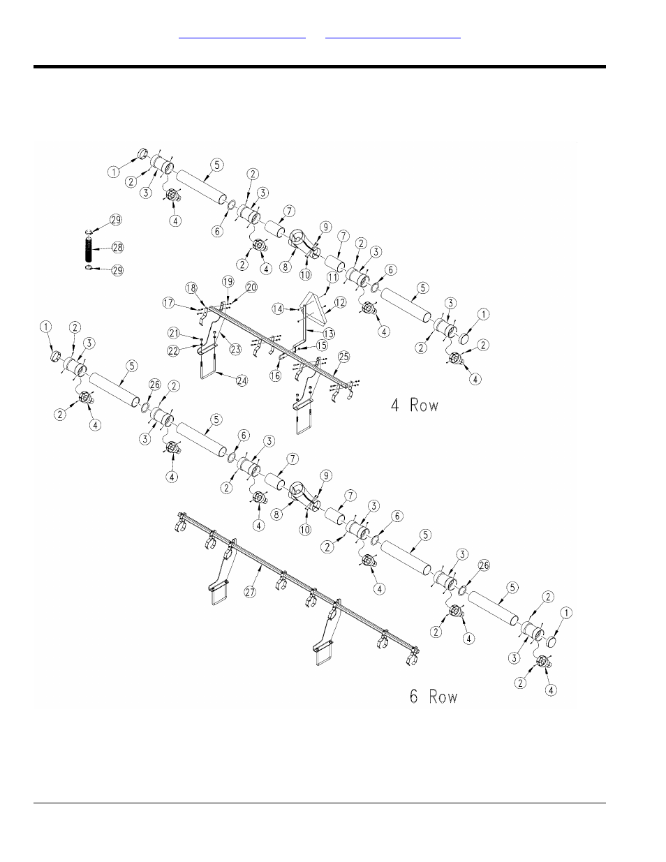 4, 6 air delivery wide row | Great Plains YP825A Parts Manual User Manual | Page 28 / 212