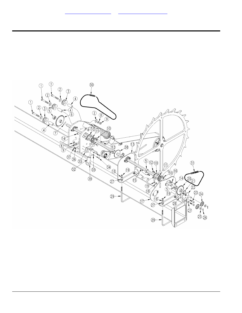 Drive, Contact drive (yp425a s/n b1008n-) (yp625a s/n, B1043q-) (yp825a s/n b1014s-) | Great Plains YP825A Parts Manual User Manual | Page 44 / 212