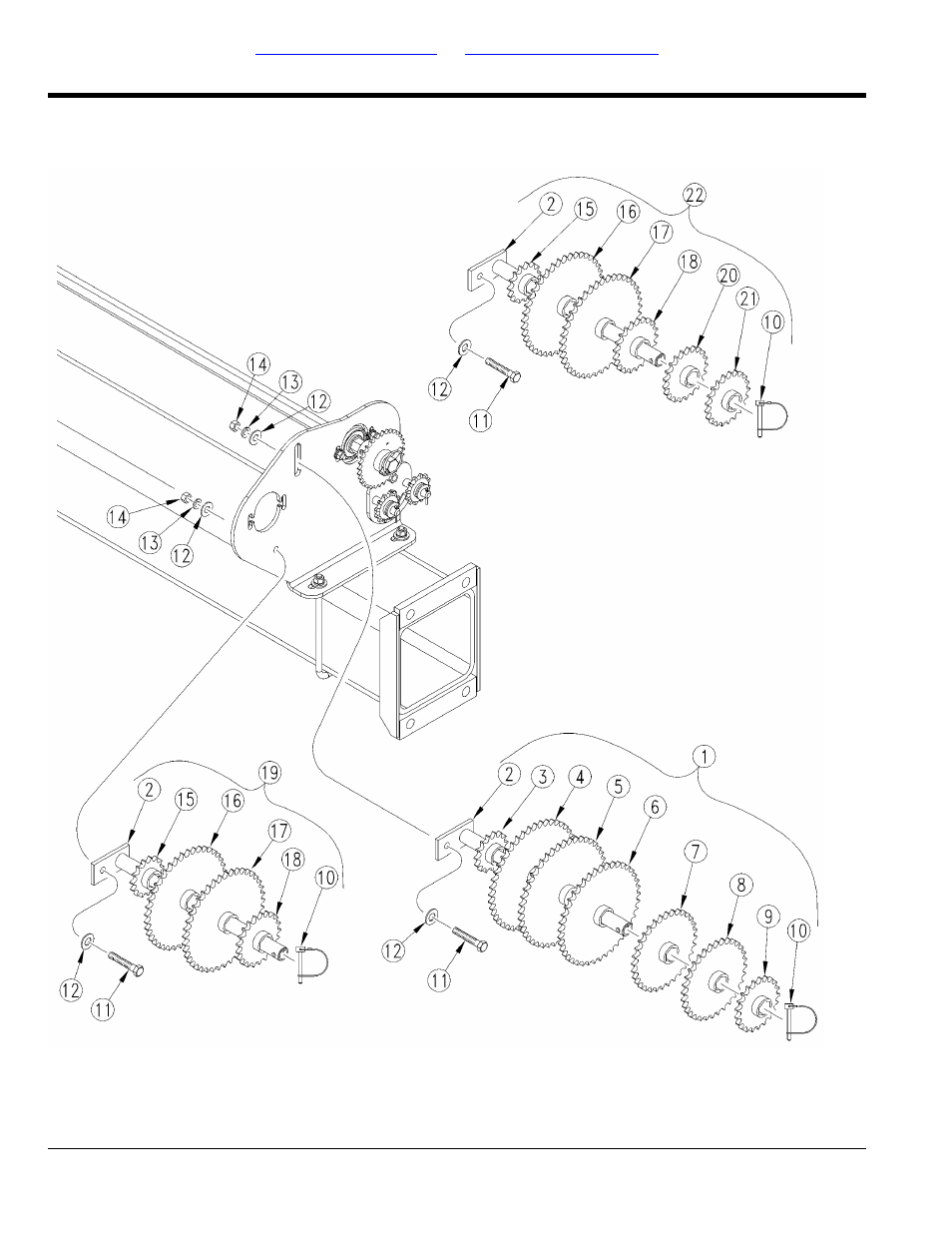 Sprocket storage | Great Plains YP825A Parts Manual User Manual | Page 58 / 212