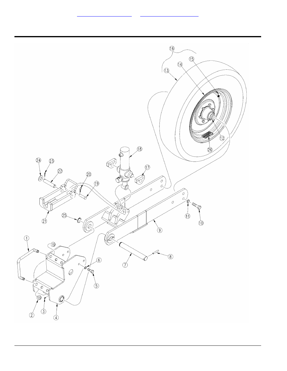 Transport, Gauge wheel (yp425a s/n b1008n-) (yp625a s/n, B1043q-) (yp825a s/n b1014s-) | Great Plains YP825A Parts Manual User Manual | Page 60 / 212
