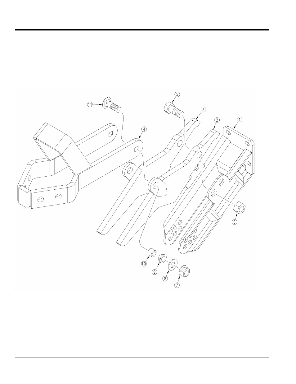 Row cleaner extension mount | Great Plains YP825A Parts Manual User Manual | Page 86 / 212
