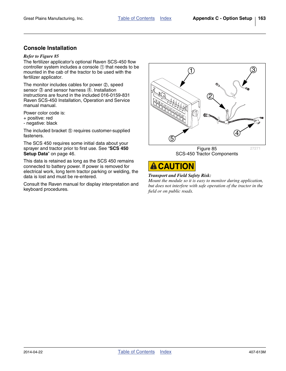 Console installation | Great Plains NP3000A Operator Manual User Manual | Page 167 / 188