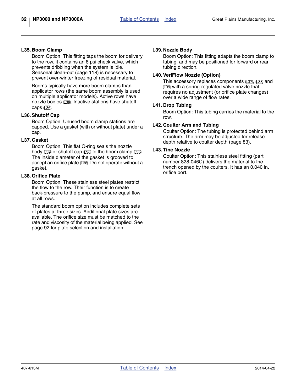Great Plains NP3000A Operator Manual User Manual | Page 36 / 188