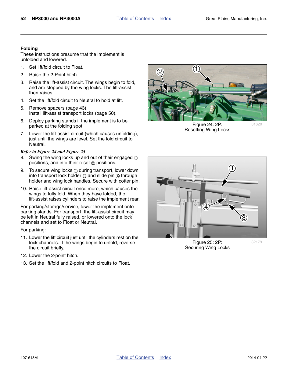 Folding | Great Plains NP3000A Operator Manual User Manual | Page 56 / 188