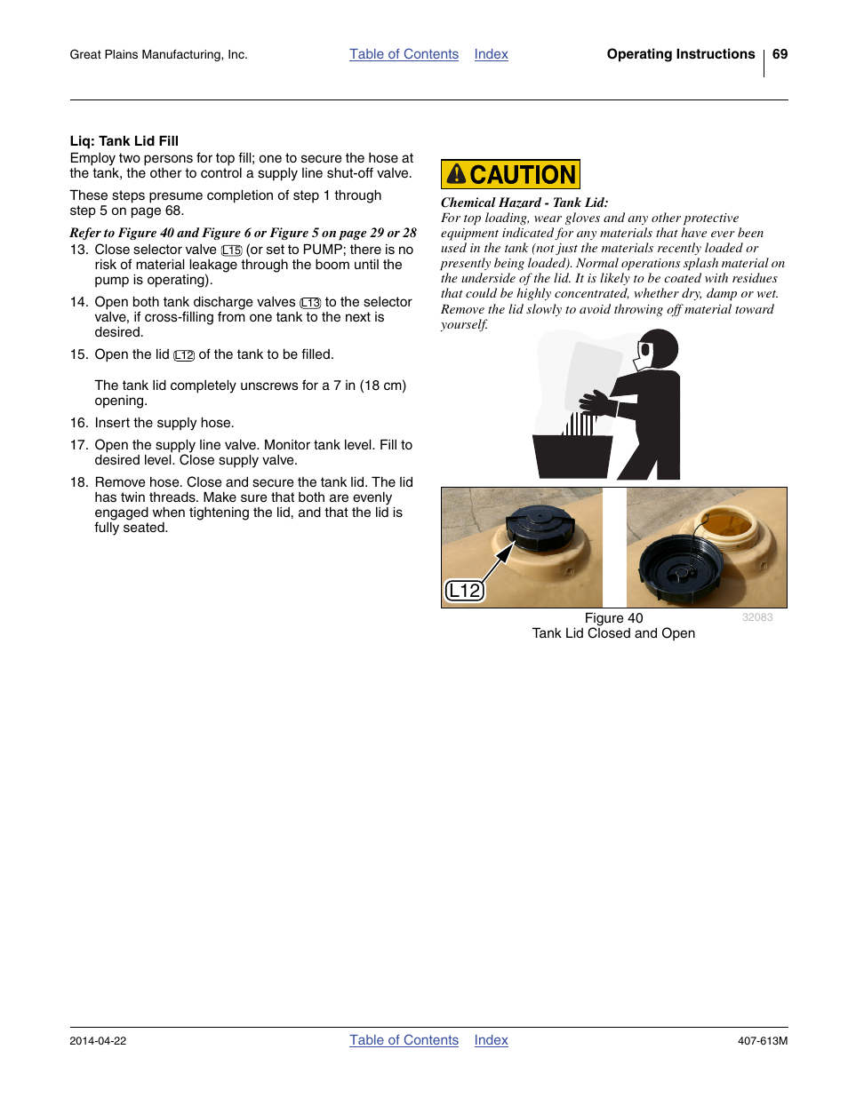 Liq: tank lid fill | Great Plains NP3000A Operator Manual User Manual | Page 73 / 188