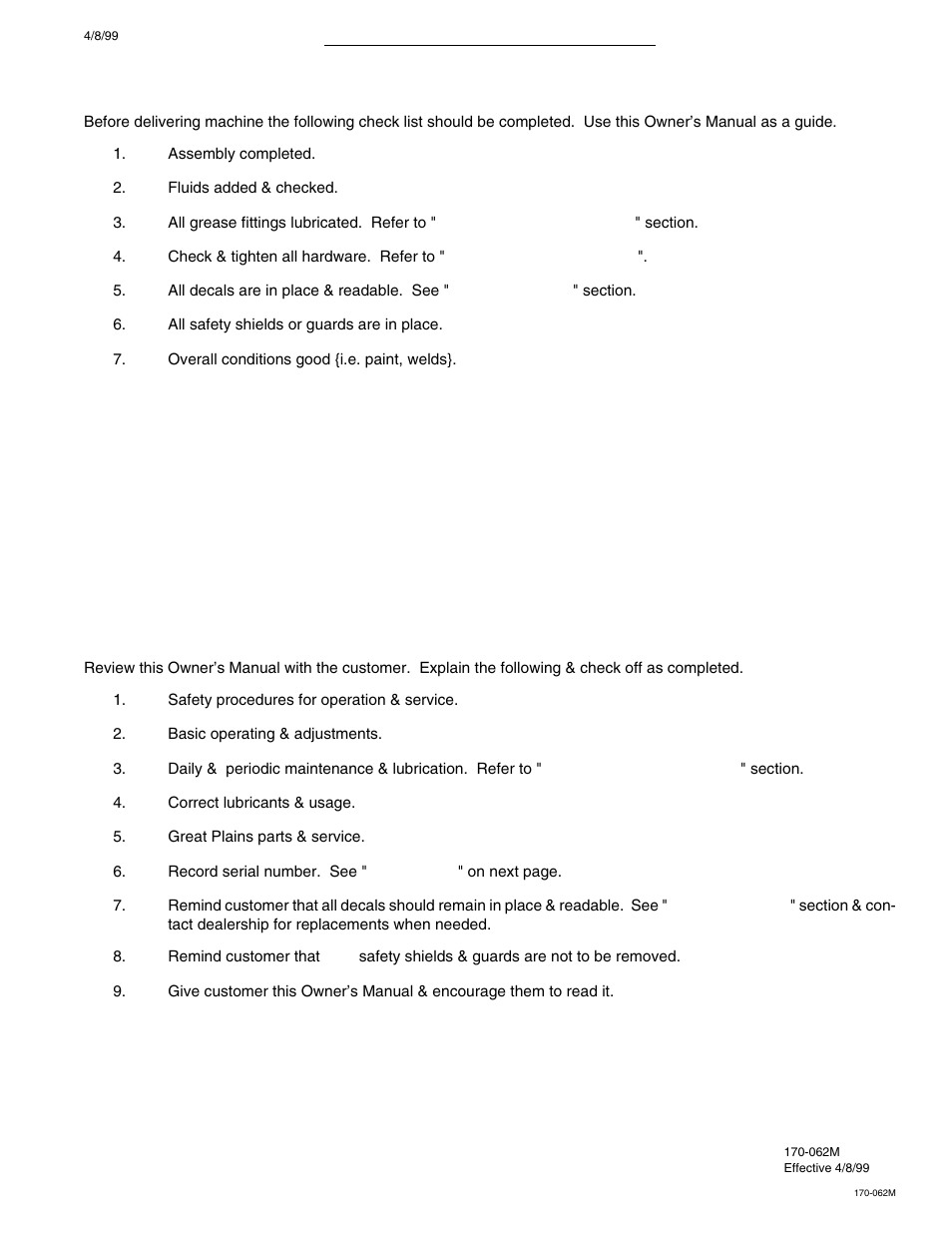 Great Plains 3SF45 Operator Manual User Manual | Page 2 / 46