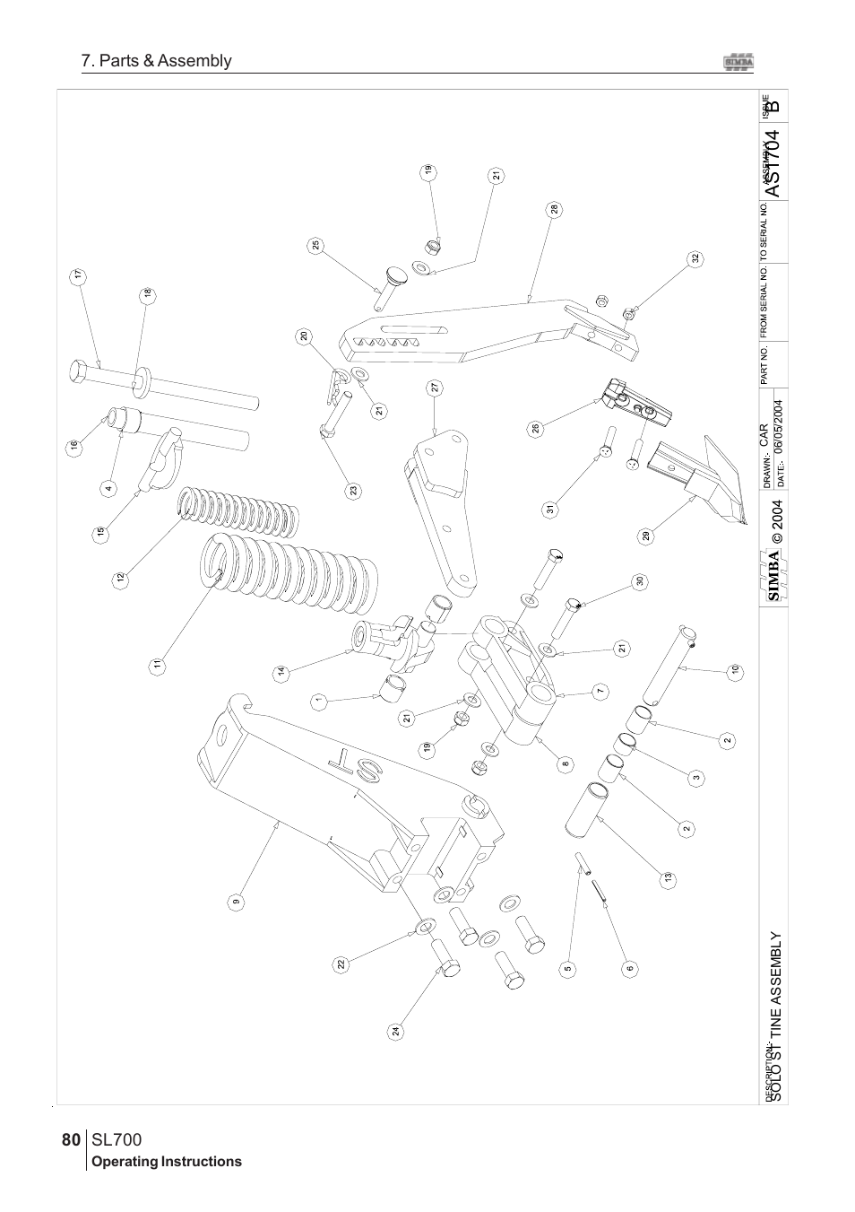 Bas17 0 4 | Great Plains SL700 Assembly Instructions User Manual | Page 44 / 114