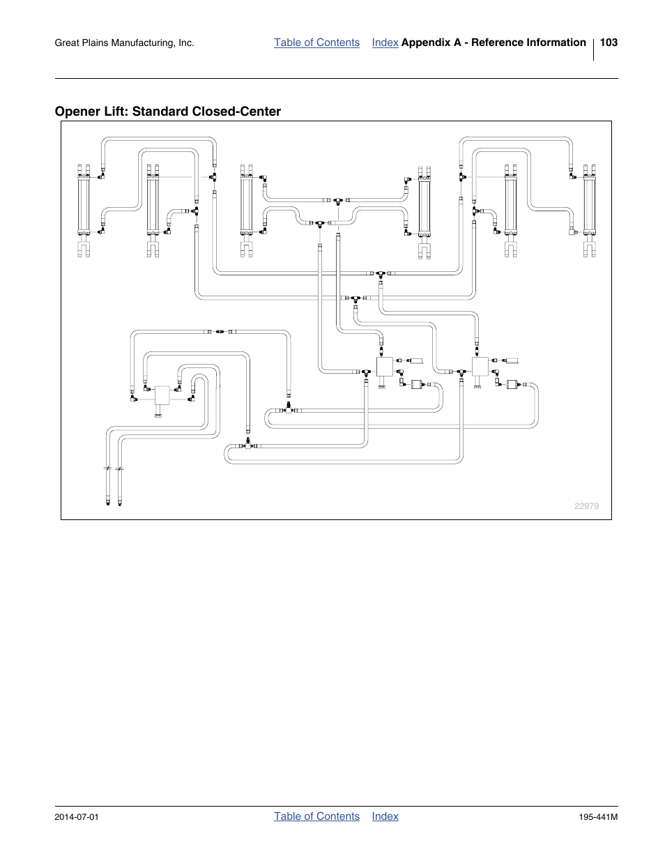 Opener lift: standard closed-center | Great Plains 3S-3000HDF Operator Manual v1 User Manual | Page 107 / 120