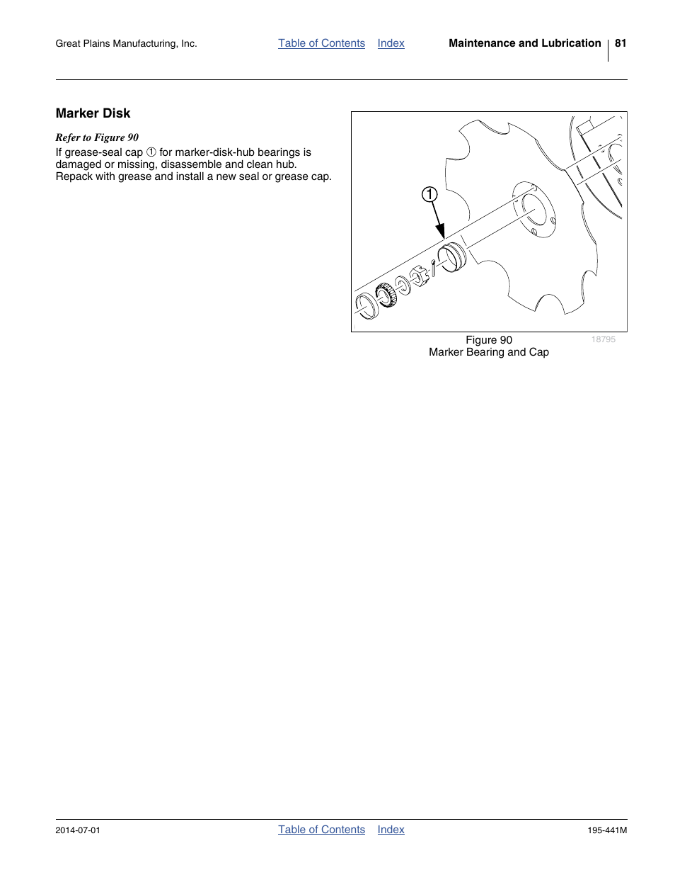Marker disk | Great Plains 3S-3000HDF Operator Manual v1 User Manual | Page 85 / 120