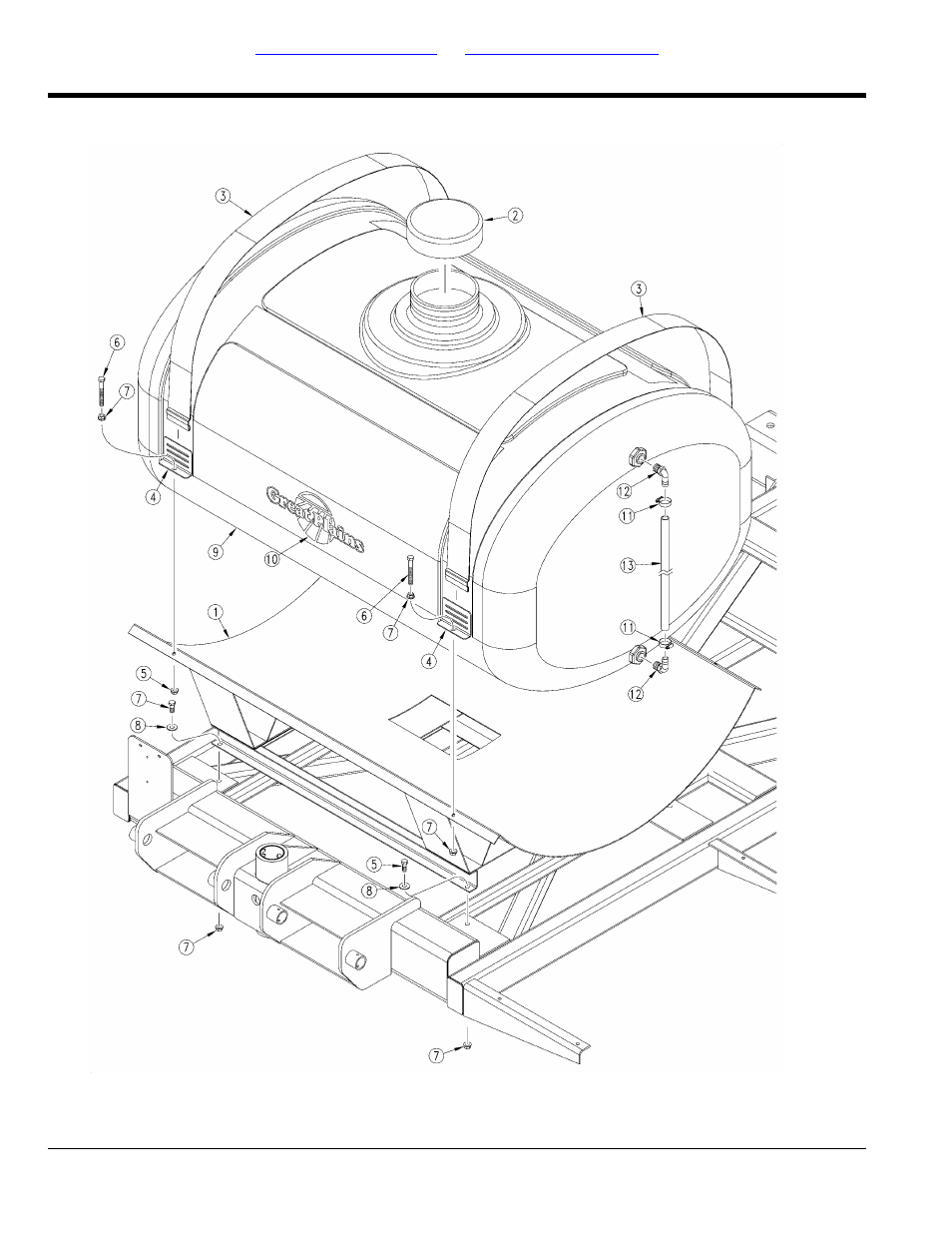 Tanks, 400 gallon tank assembly | Great Plains PFC2000 Parts Manual User Manual | Page 20 / 46