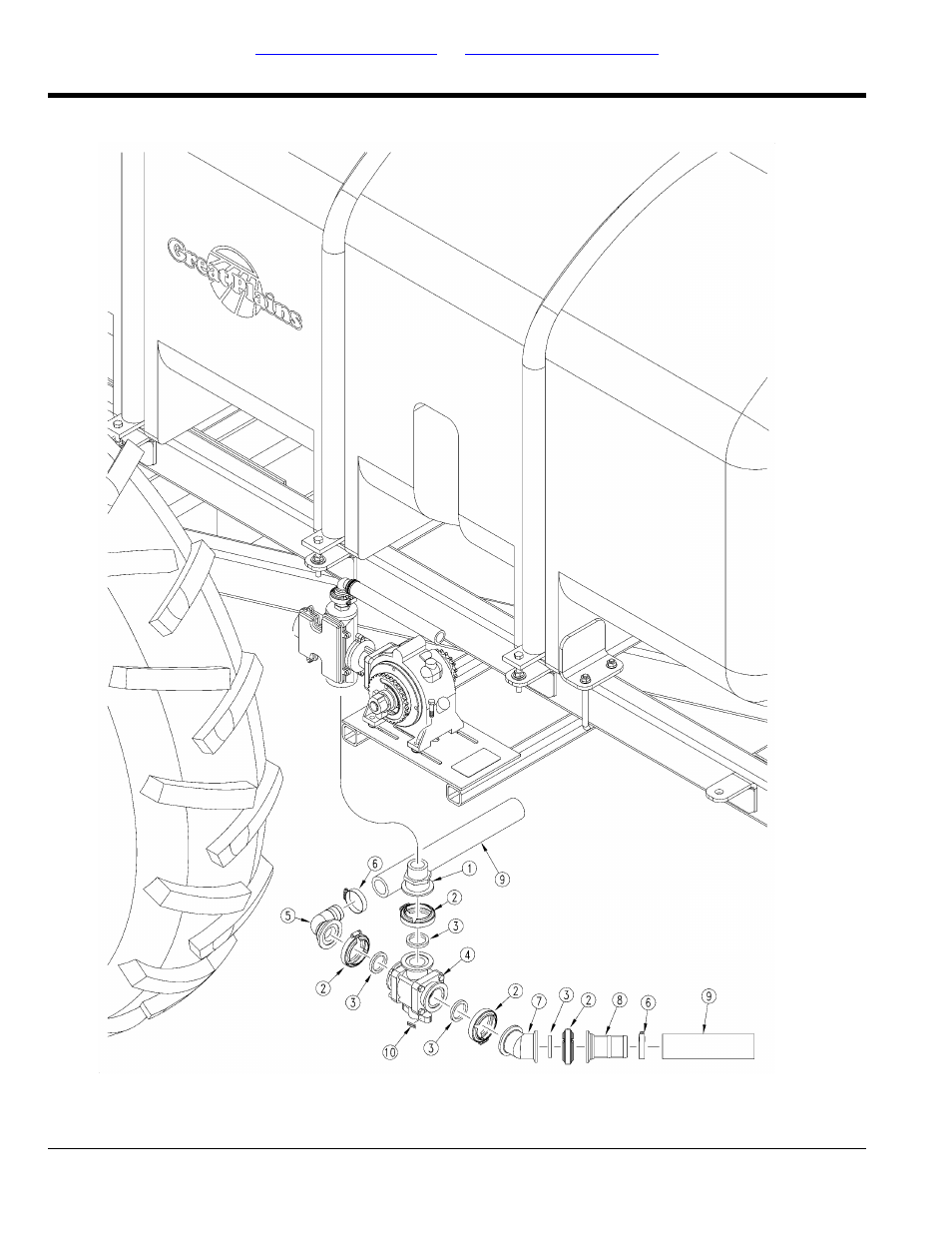Plumbing to pump (2000) | Great Plains PFC2000 Parts Manual User Manual | Page 38 / 46