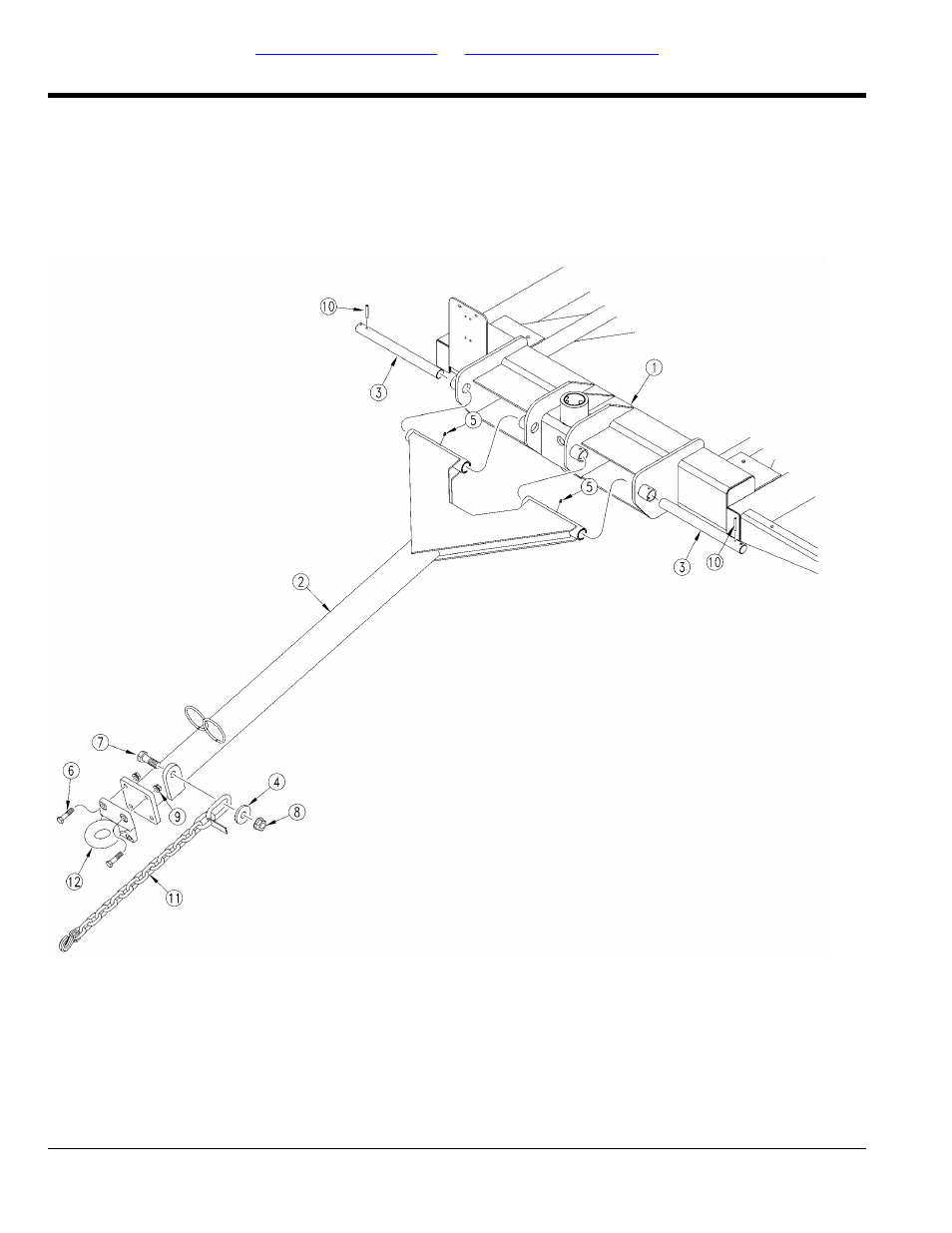 Frame, Tongue to frame, Selected models | Great Plains PFC2000 Parts Manual User Manual | Page 6 / 46