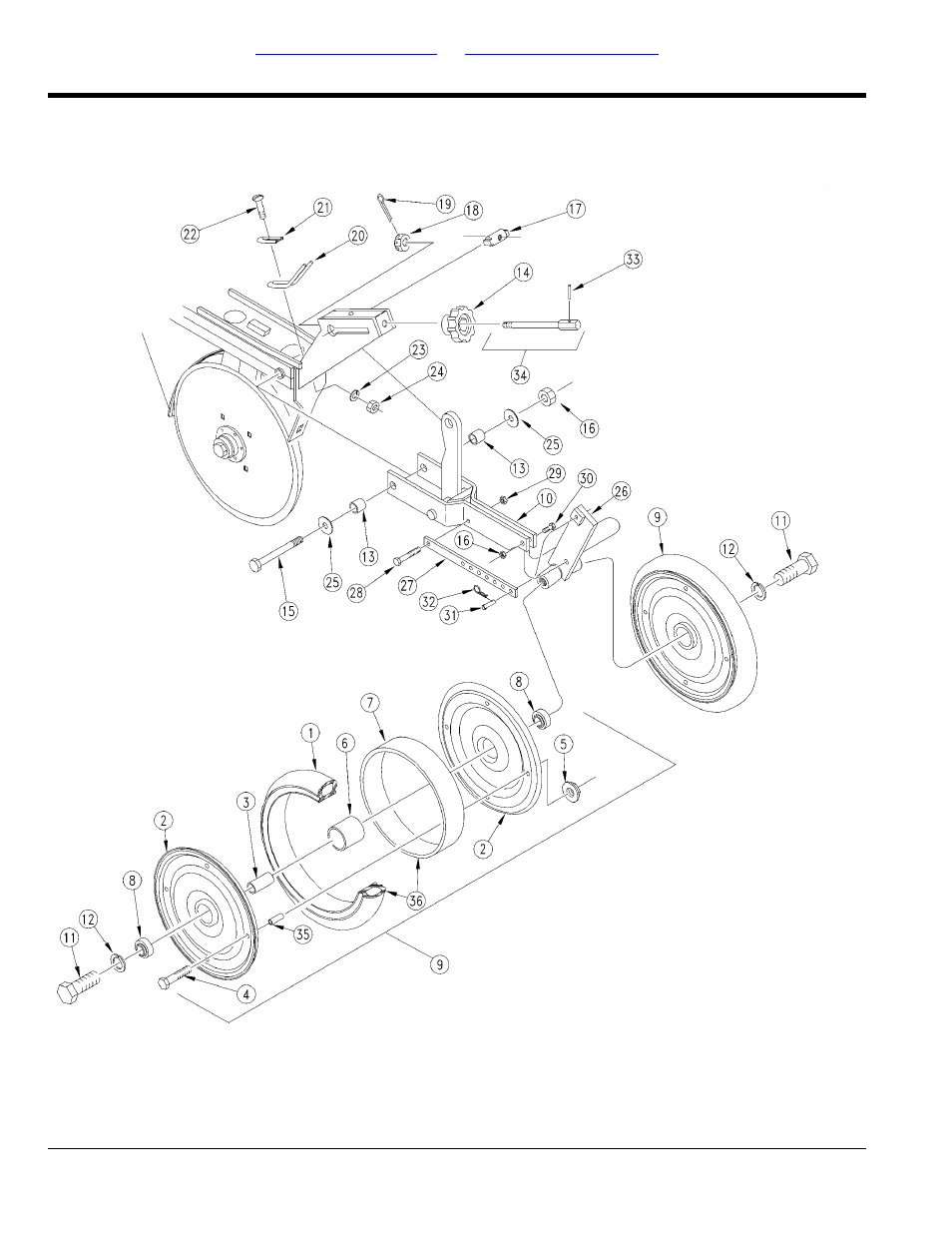 Press wheel 2" x 13" double "v (8/31/96-) | Great Plains EWD13 Parts Manual User Manual | Page 76 / 94