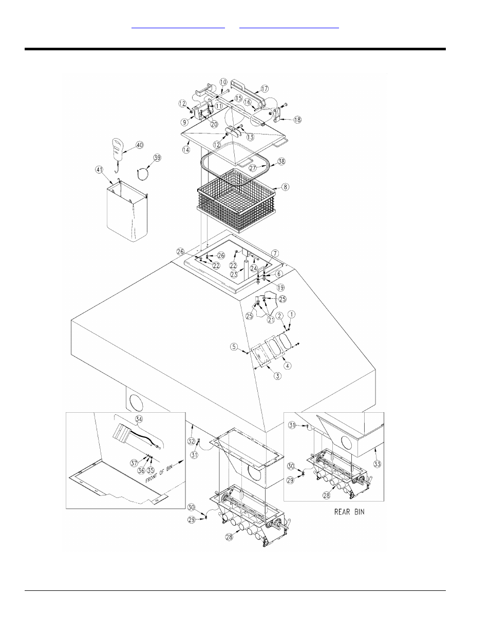 Bin assembly, Table of contents part number index bin assembly | Great Plains ADC2220 Parts Manua User Manual | Page 18 / 78