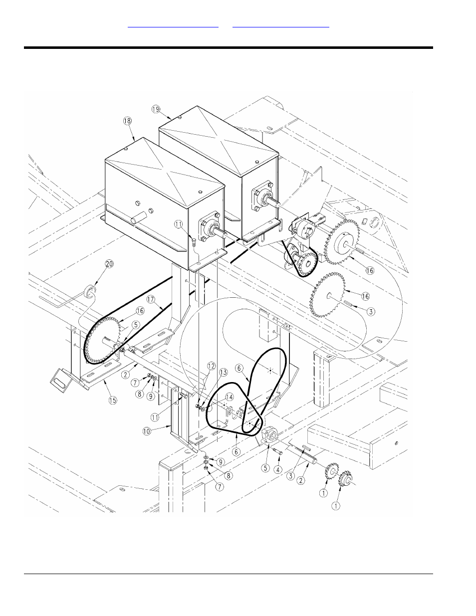 Electric clutch to gearbox drive | Great Plains ADC2220 Parts Manua User Manual | Page 34 / 78