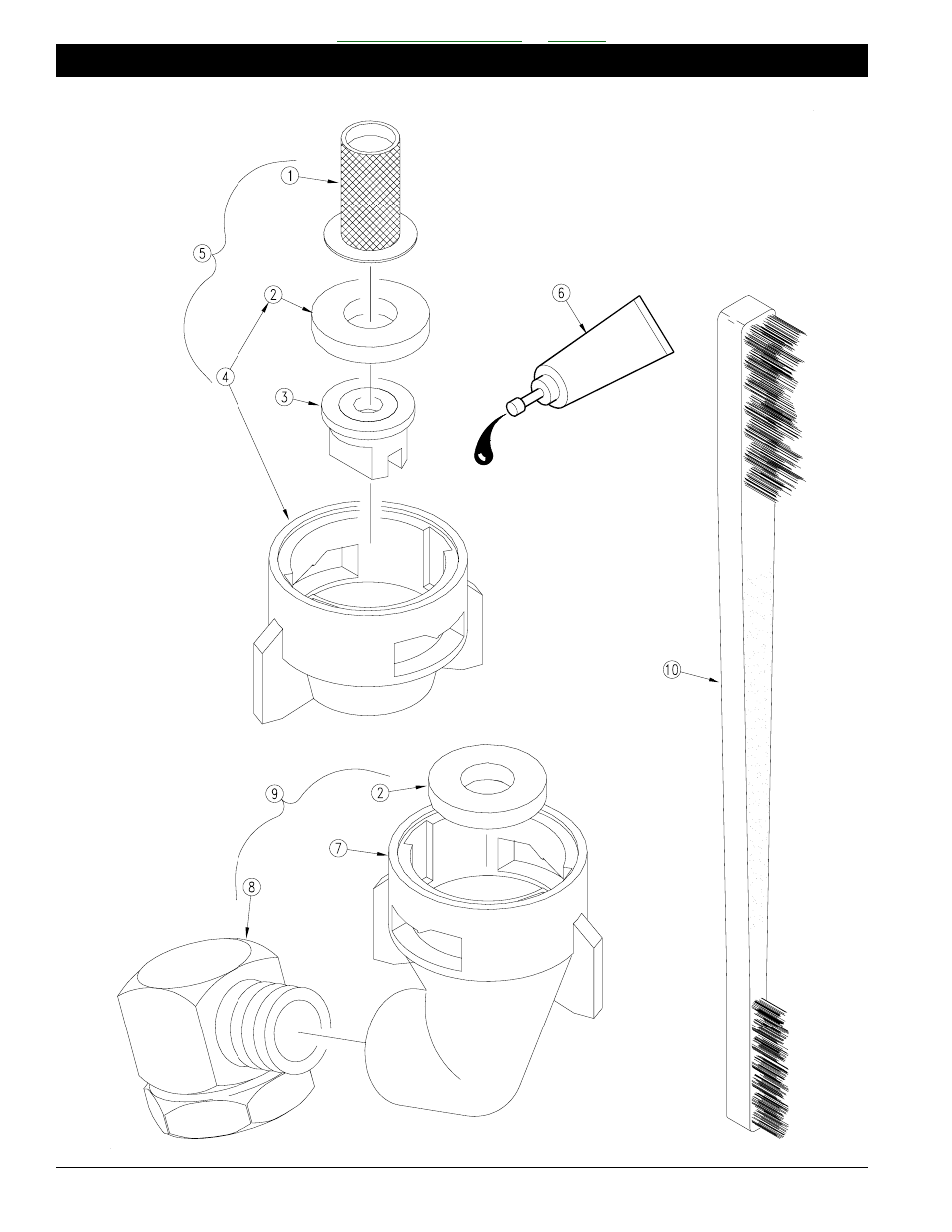 Nozzle assembly -5, Table of contents index, Nozzle assembly | Great Plains CF60 Parts Manual User Manual | Page 52 / 61