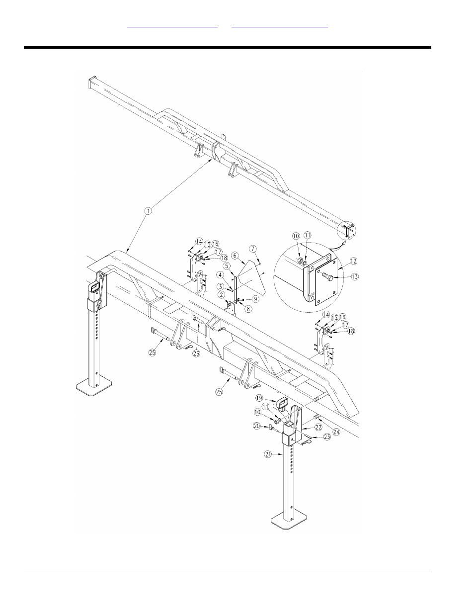 Frames, Frame, Selected models | Table of contents part number index frame | Great Plains 80403P Parts Manual User Manual | Page 6 / 42