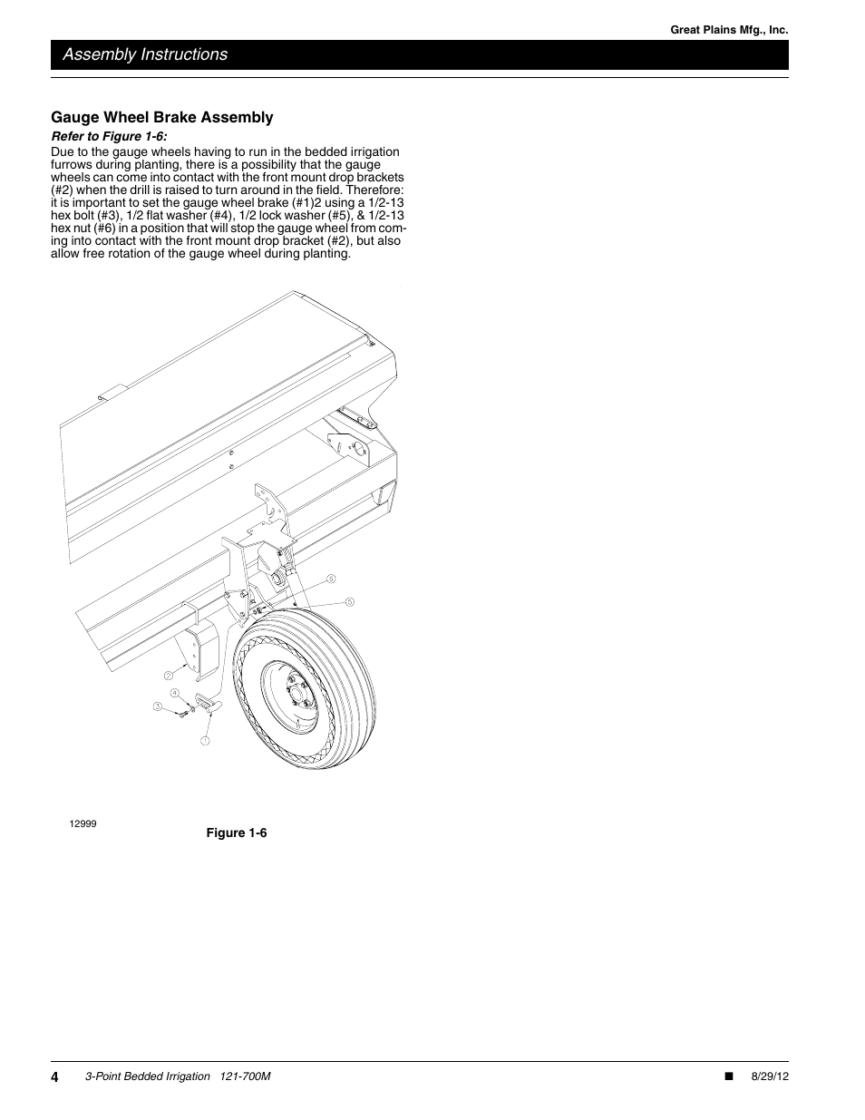 Assembly instructions | Great Plains 3-Point Drills Assembly Instructions User Manual | Page 4 / 6