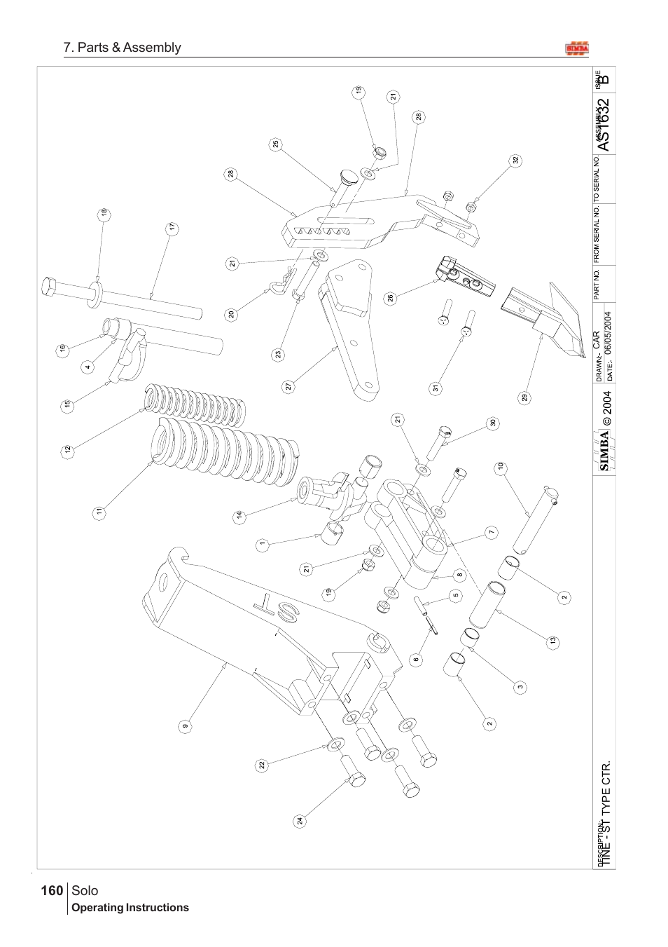 Ba s 1632 | Great Plains Solo 2007 Assembly Instructions User Manual | Page 120 / 184