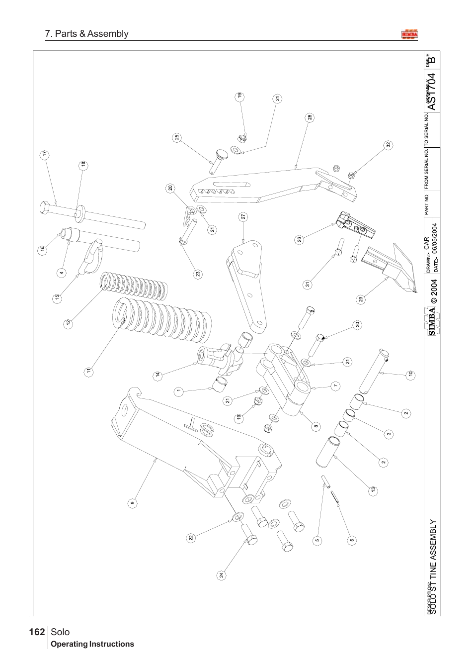 Ba s 170 4 | Great Plains Solo 2007 Assembly Instructions User Manual | Page 122 / 184