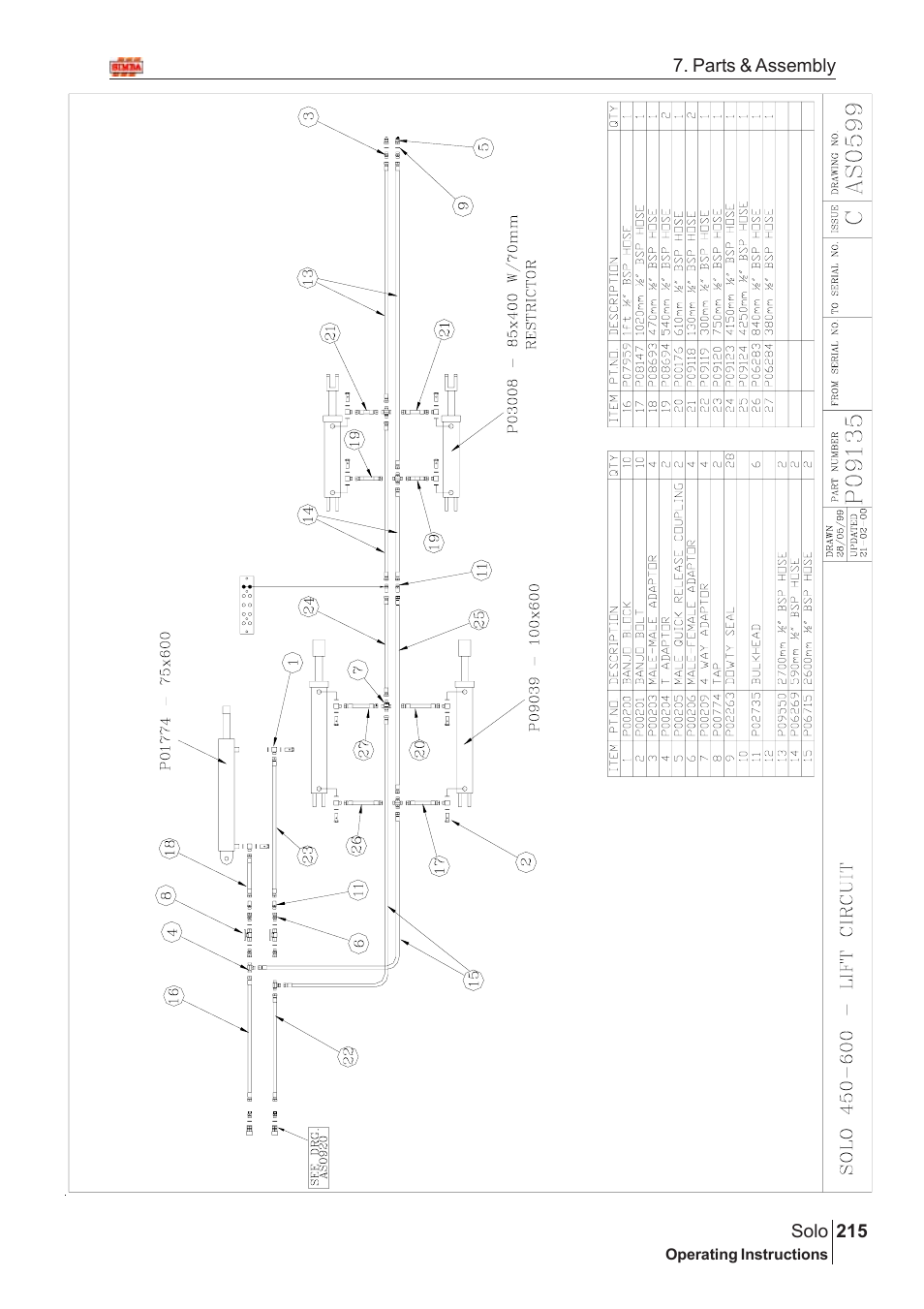 Great Plains Solo 2007 Assembly Instructions User Manual | Page 175 / 184