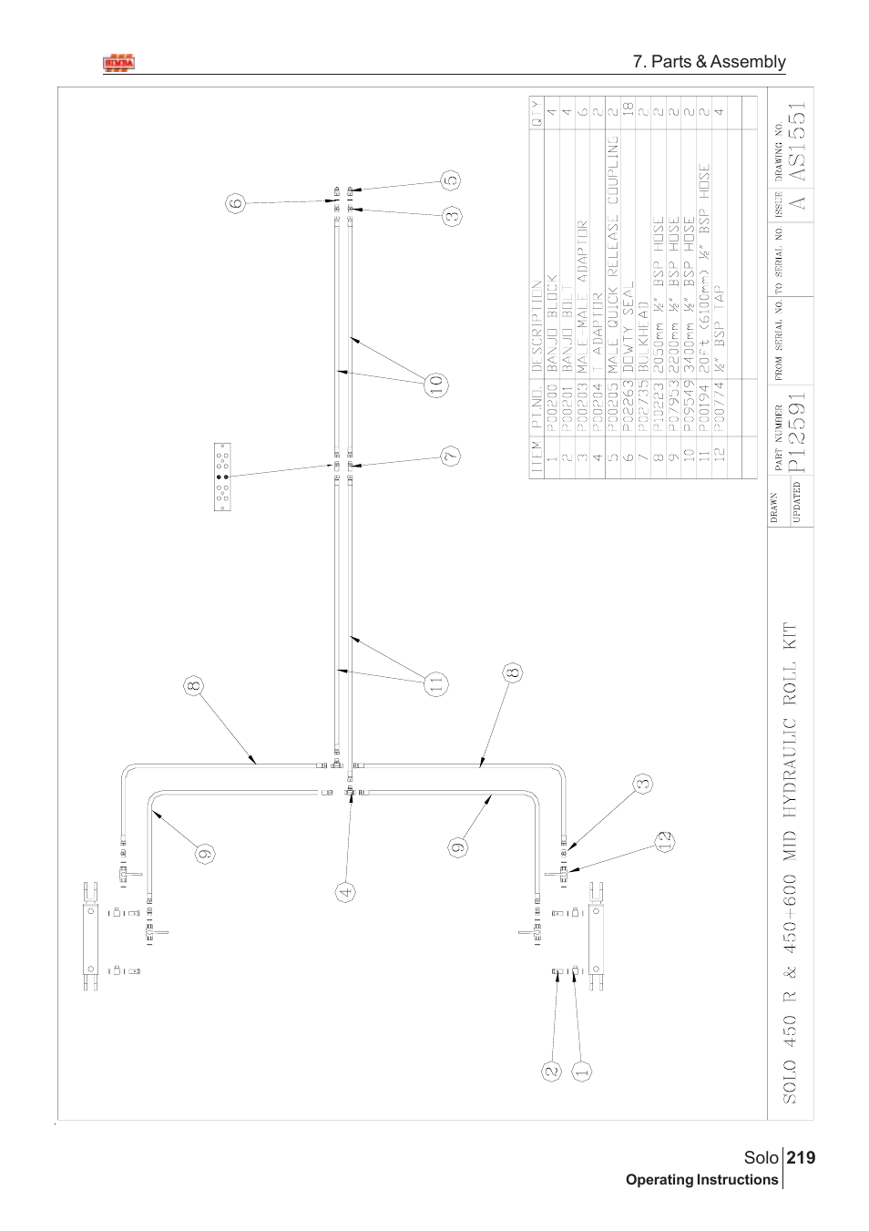 Great Plains Solo 2007 Assembly Instructions User Manual | Page 179 / 184