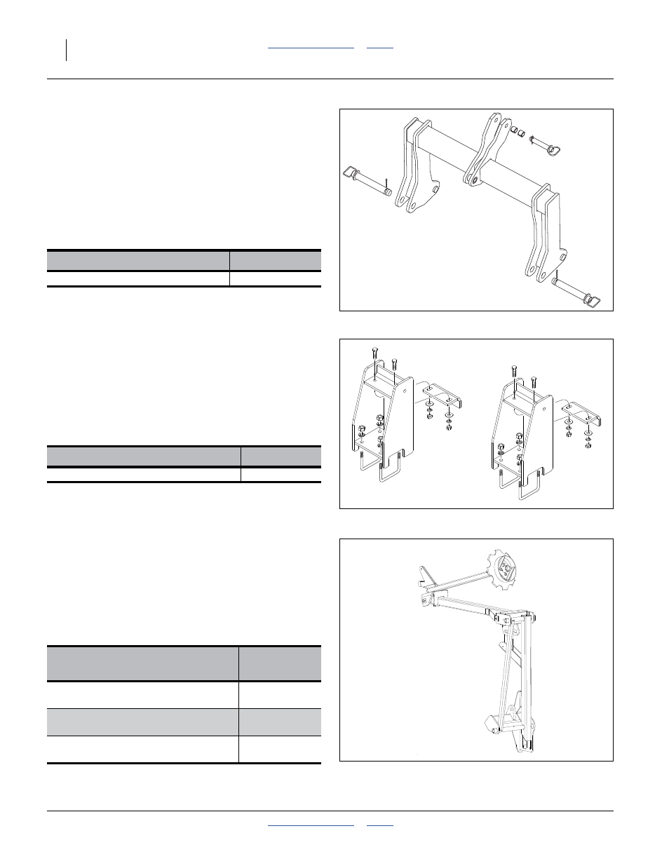 Hitch setback kit, Weight bracket kit, Markers | Hitch setback kit weight bracket kit markers | Great Plains 2525A Operator Manual User Manual | Page 86 / 116