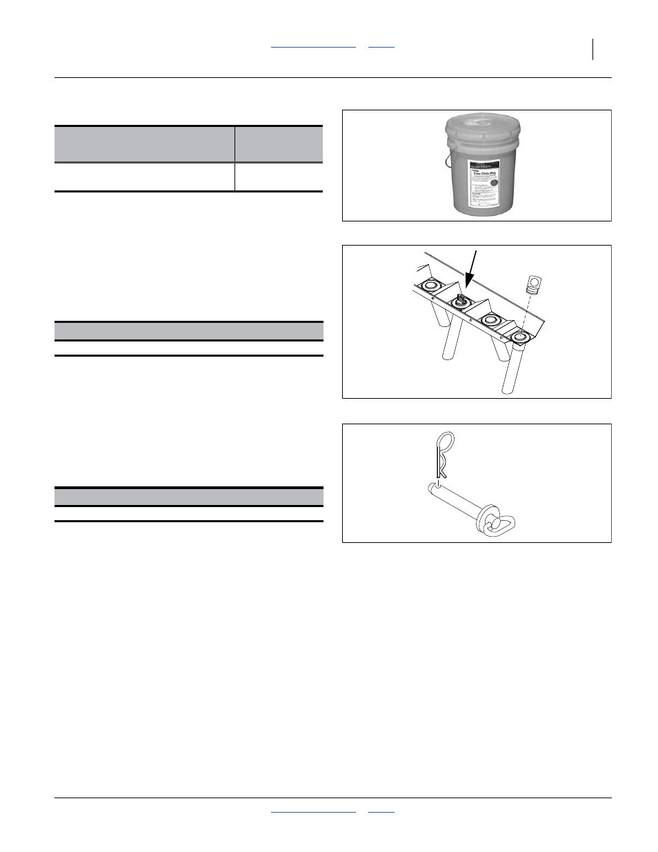 Seed lubricant, Seed tube plug, Lock-up pin | Seed lubricant seed tube plug | Great Plains 2525A Operator Manual User Manual | Page 87 / 116