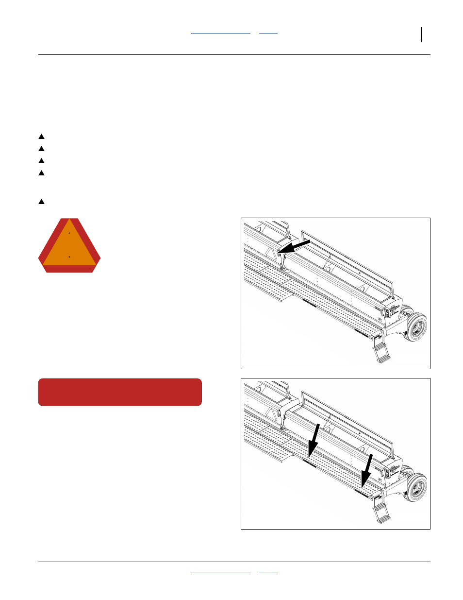 Safety decals, Safety reflectors and decals, 003c slow moving vehicle reflector | 266c red reflectors | Great Plains 2525A Operator Manual User Manual | Page 9 / 116