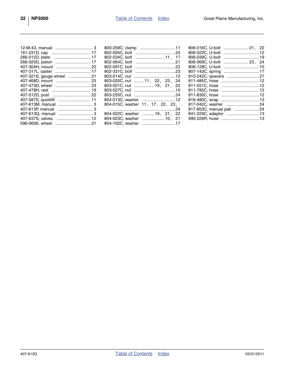 Great Plains NP3000A Predelivery Manual User Manual | Page 36 / 38