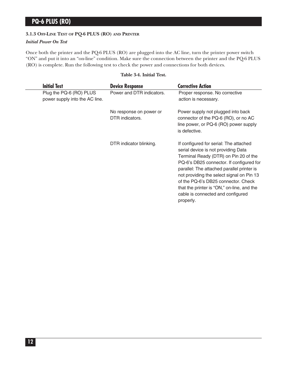 Pq-6 plus (ro) | Black Box PS035A User Manual | Page 13 / 30