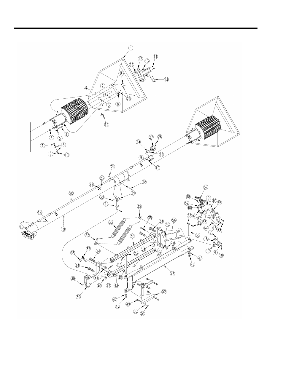 Auger option, Table of contents part number index auger option | Great Plains NTA3007HD Parts Manua User Manual | Page 134 / 158