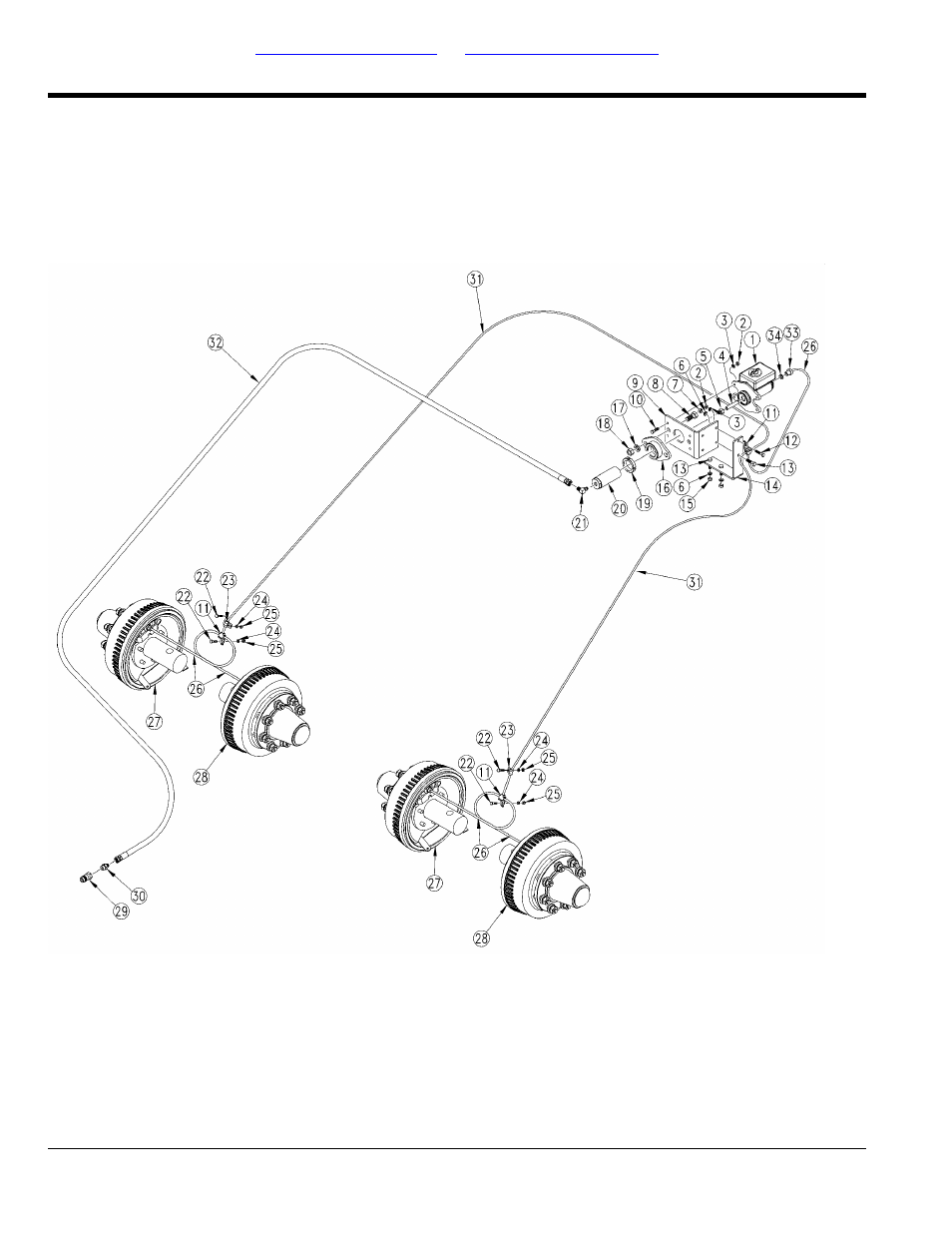 Hydraulic brakes | Great Plains NTA3007HD Parts Manua User Manual | Page 146 / 158