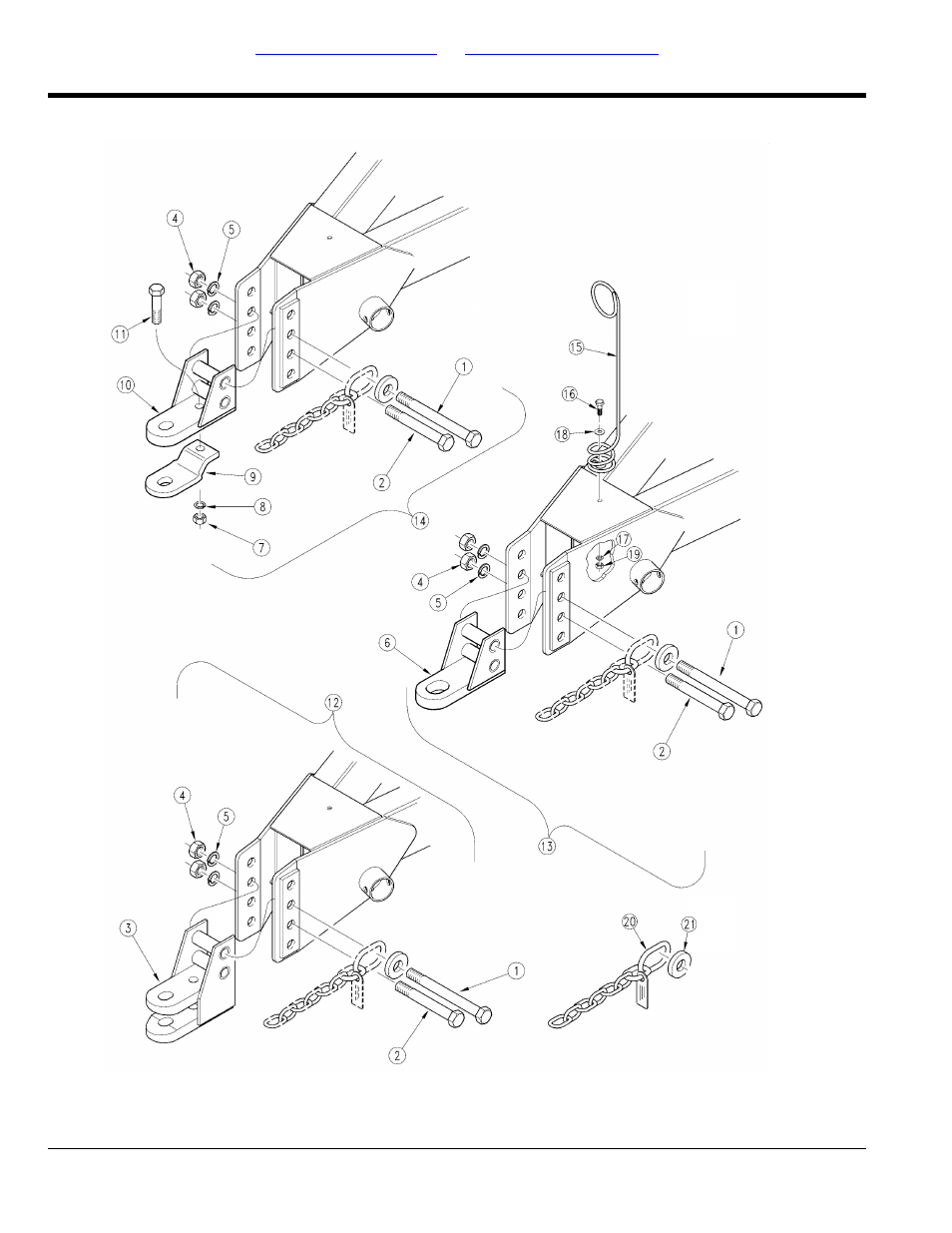 Frame and bin, Tongue, Selected models | Table of contents part number index tongue | Great Plains ADC1150 Parts Manual User Manual | Page 6 / 66