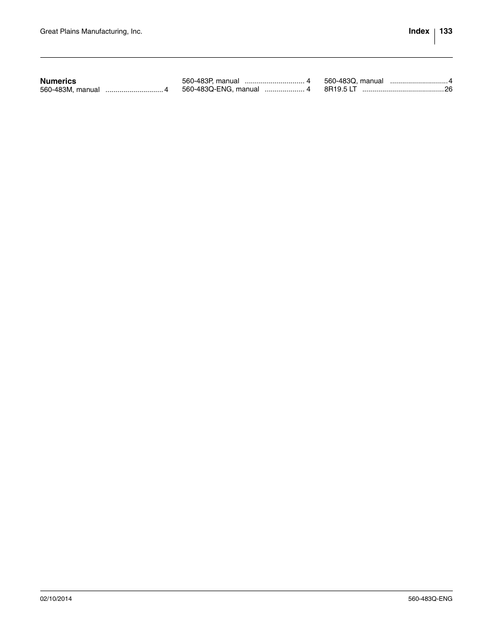 Great Plains 8560 FCF Assembly Manual User Manual | Page 137 / 140