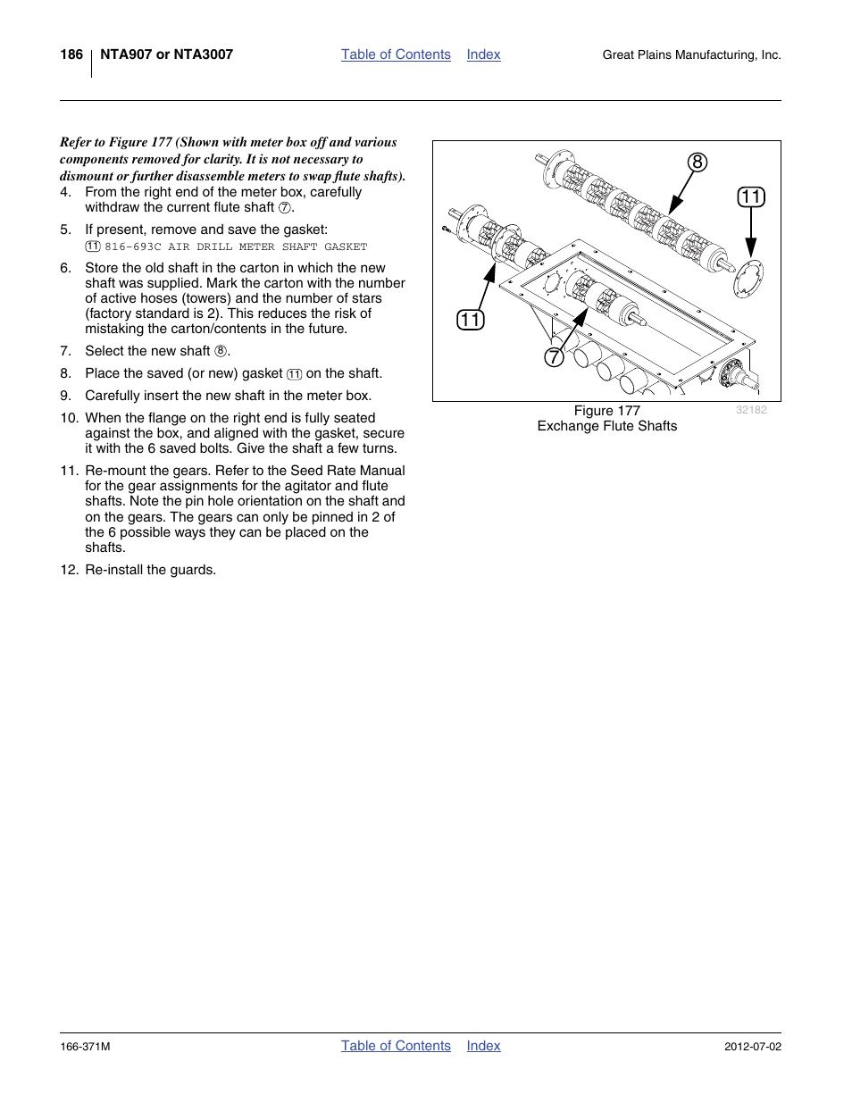 Great Plains NTA3007 Operator Manual User Manual | Page 190 / 200