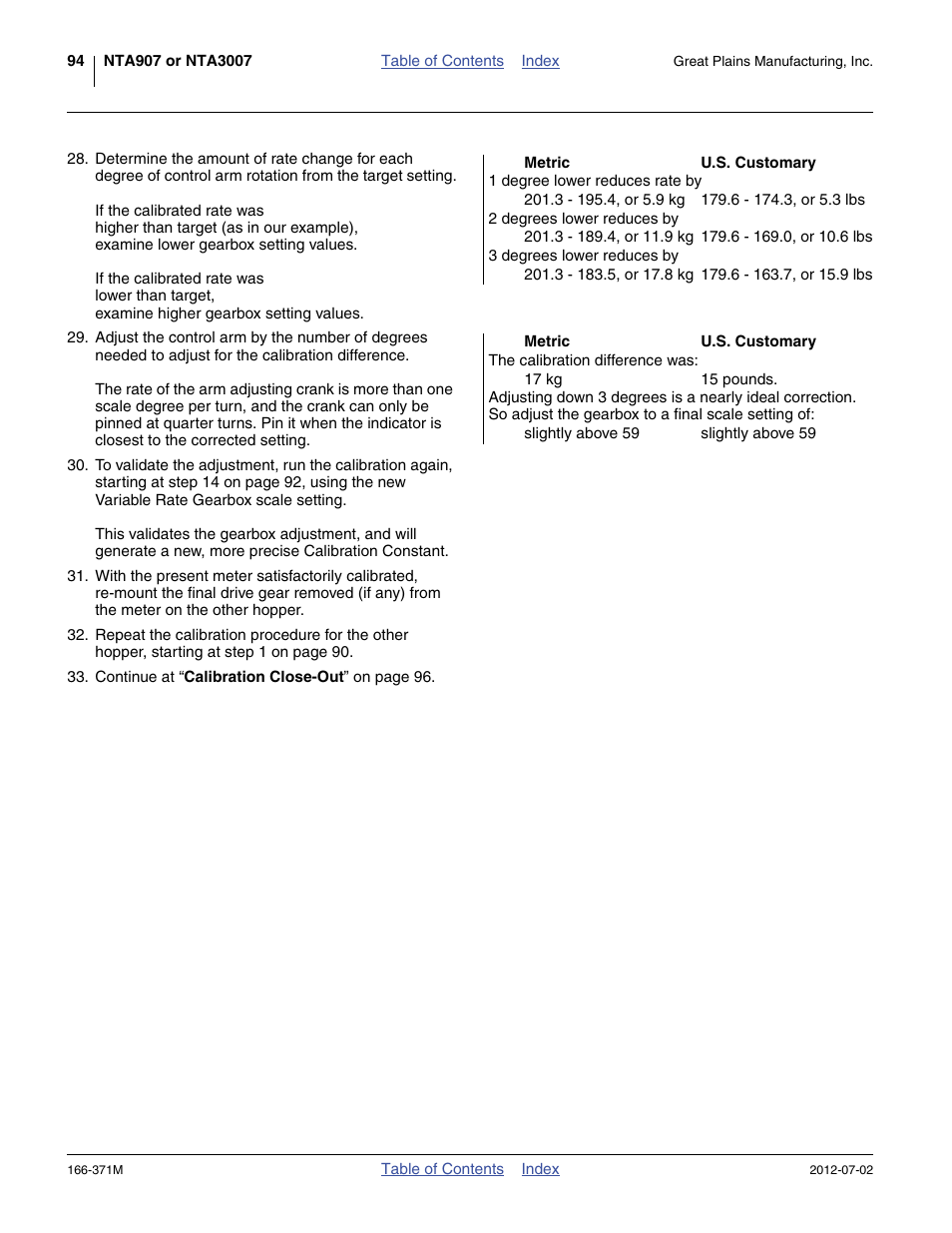 Great Plains NTA3007 Operator Manual User Manual | Page 98 / 200