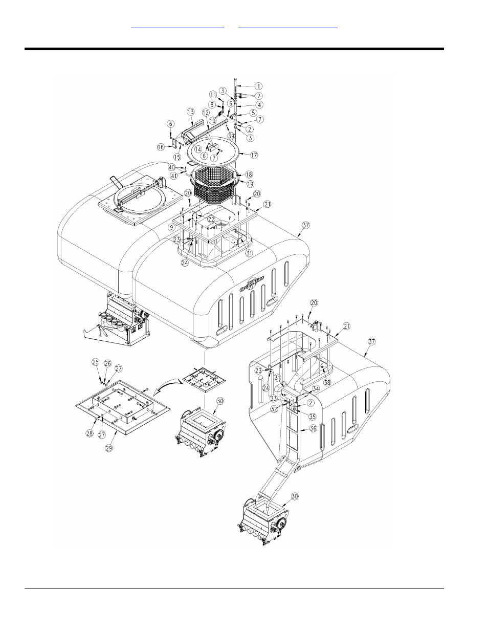 Dual 82 bushel bin assembly | Great Plains NTA2007HD Parts Manua User Manual | Page 12 / 160