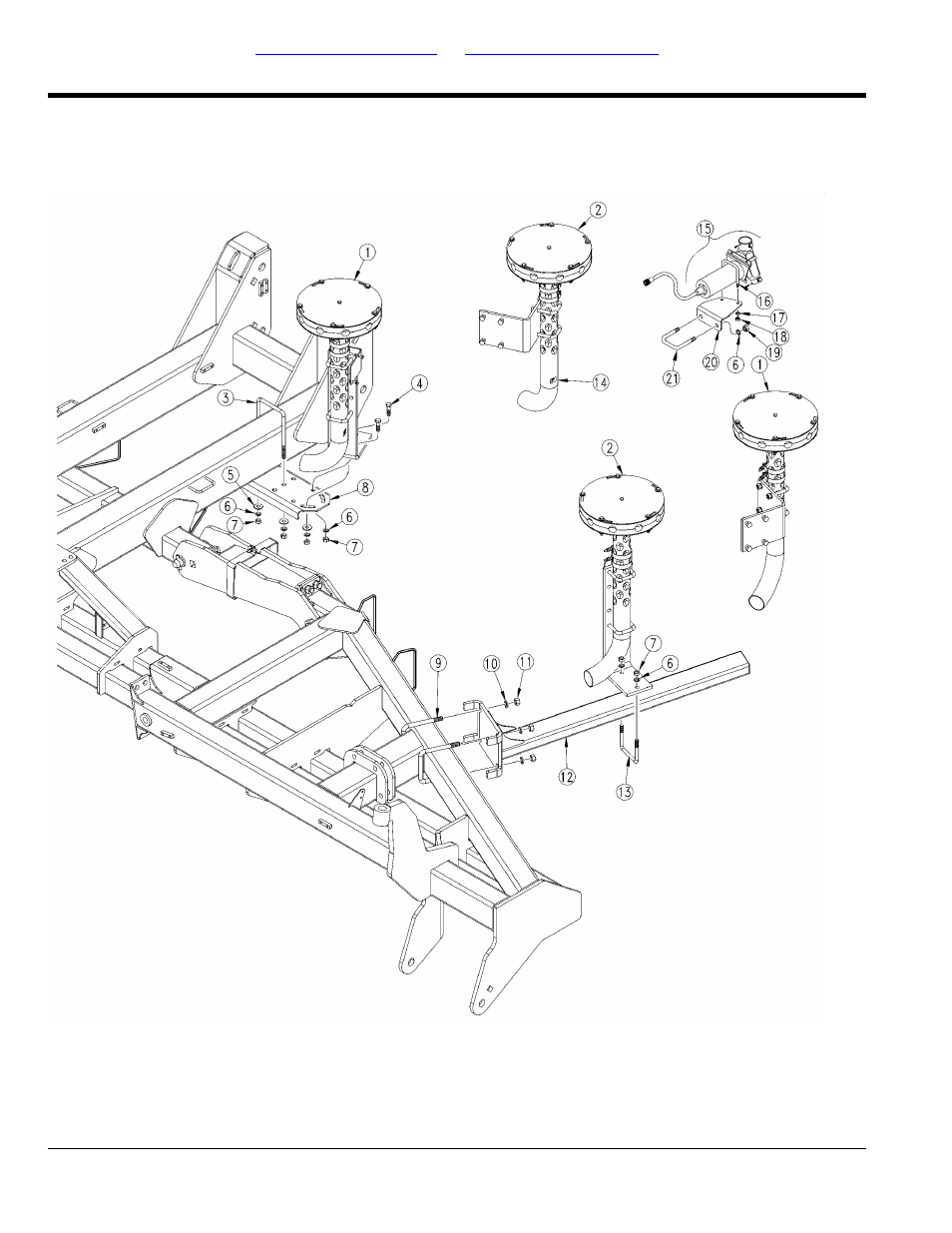 Tower mounting & tramline | Great Plains NTA2007HD Parts Manua User Manual | Page 130 / 160