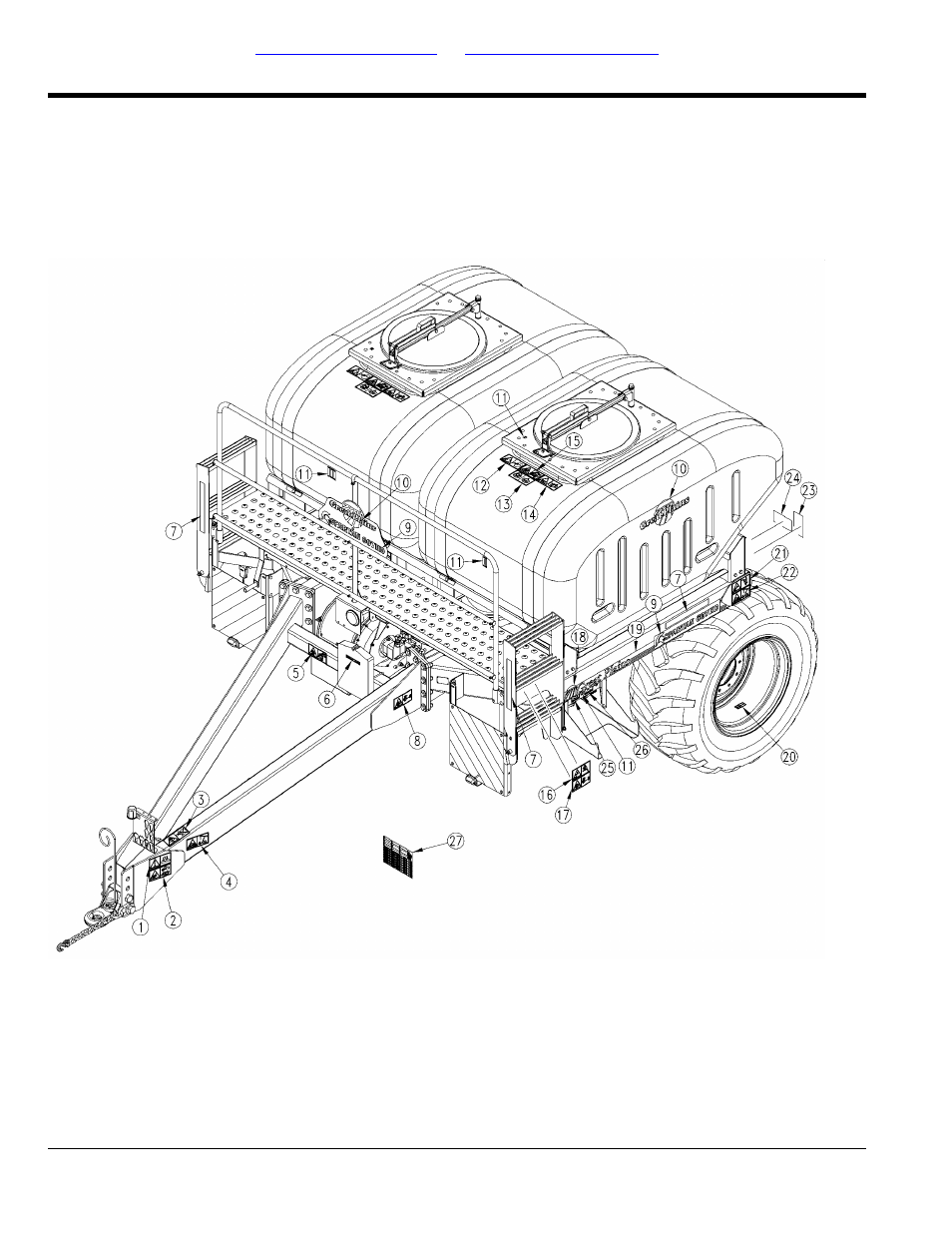 Nta607hd cart decals | Great Plains NTA2007HD Parts Manua User Manual | Page 150 / 160