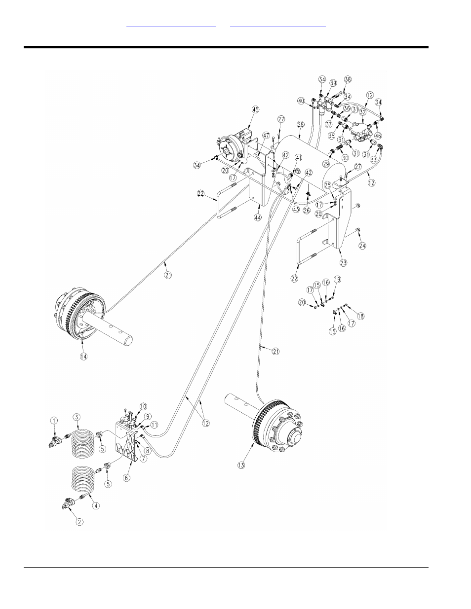 Air brakes, Table of contents part number index air brakes | Great Plains NTA2007HD Parts Manua User Manual | Page 26 / 160