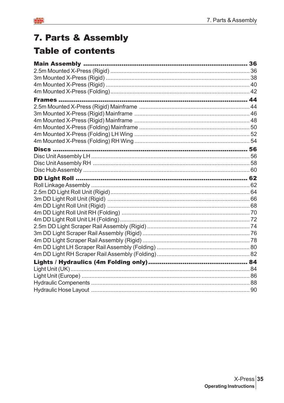 Great Plains X-PresS 2007 Assembly Instructions User Manual | 58 pages